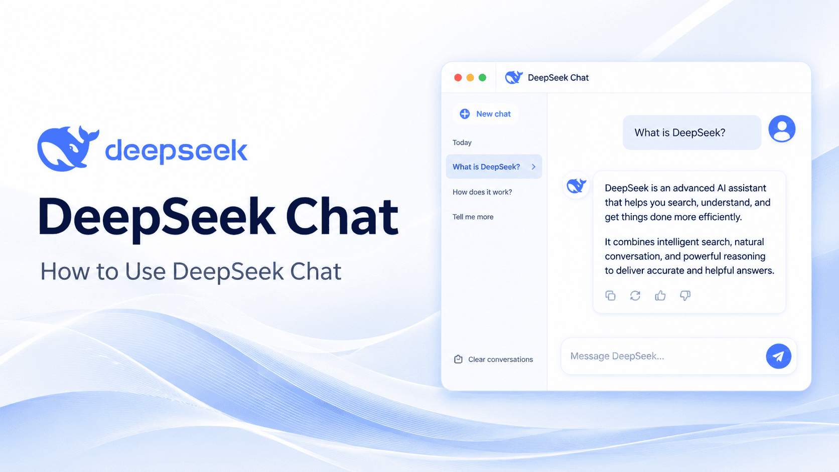 DeepSeek Chat web interface