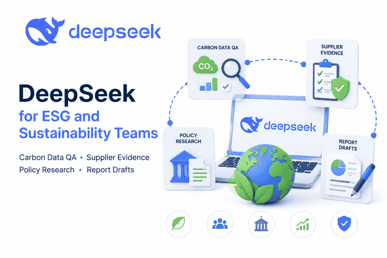 DeepSeek for ESG and Sustainability Teams